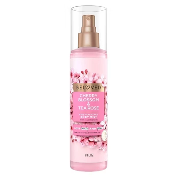 Beloved Women's Body Mist - Cherry Blossom & Tea Rose - 8 fl oz