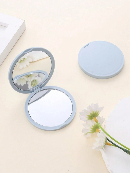 1pc Compact Dual-Sided Folding Makeup Mirror,Makeup,Cheap,Room Decor,Vanity,Travel,Bedroom,Makeup Accessories,Mirror,Vanity Mirror,Mini Mirror,Compact Mirror,Mirror Small,Hand Mirror,Cheap,Stocking Stuffers,Makeup,Makeup Tools,Cheap Stuff,Gifts,Gifts For Women,Christmas Gifts,Giveaways,Travel,Cheap Stuff,Travel Essential
