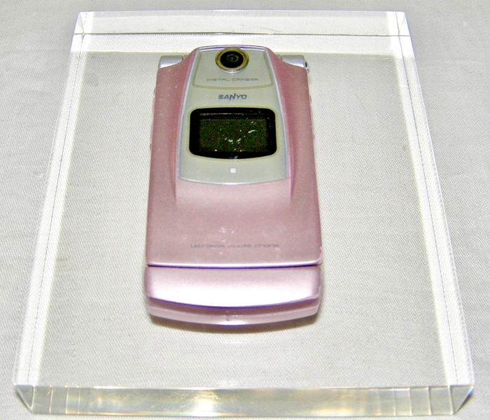 SANYO SCP-2700 Sprint Pink Flip Phone Digital Camera 3G CDMA Vtg Cell Untested