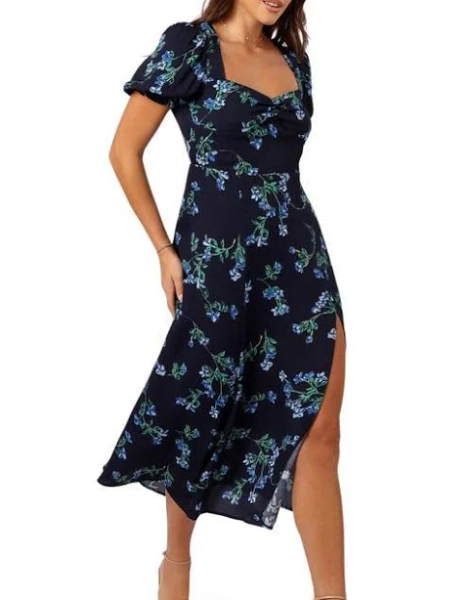 Petal & Pup Women's Hendrix Floral Midi Dress