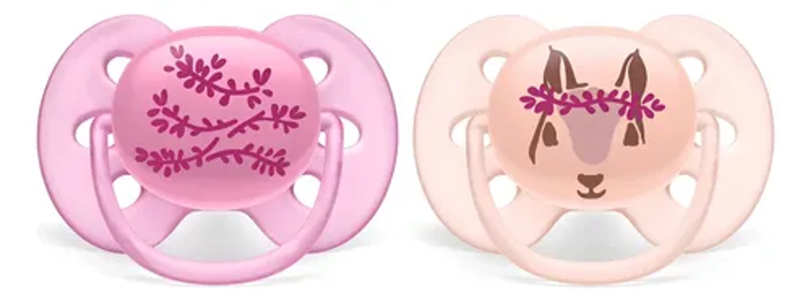 Chupete Ultra Soft Avent 6-18 Meses Maternelle Color Flores/Ardilla Animales