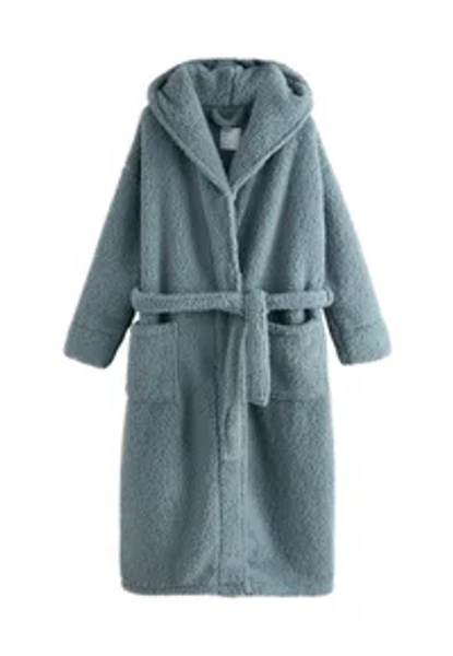 Next LONG - Dressing gown - blue - Zalando