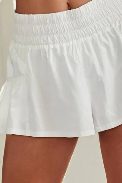 Free People Get Your Flirt On Short in White - WHITE / S