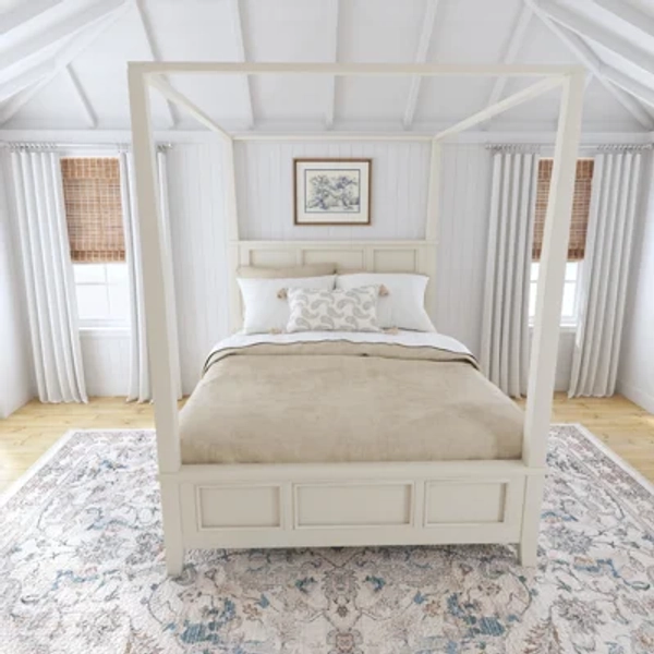 Laurel Foundry Modern Farmhouse® Mosqueda Low Profile Canopy Bed