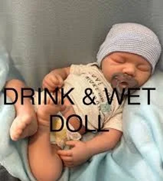 SHIP SAME DAY! Full body silicone baby, wears newborn clothes