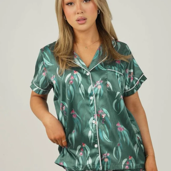 Australian Native Satin Pajama Set