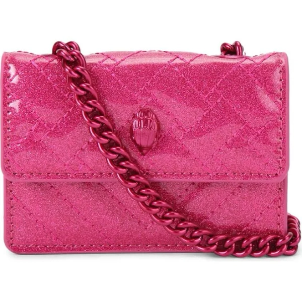Kurt Geiger London Women's Micro Kensington Faux Leather Crossbody Bag