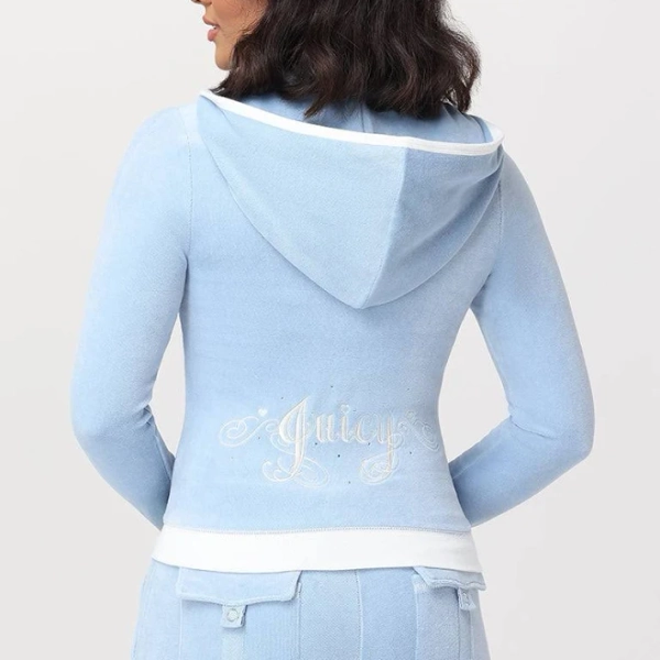 Juicy Couture Women's Sweetheart Cotton Velour Hoodie