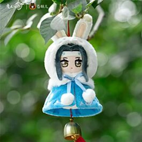 Mo Dao Zu Shi Qing Cang Year of the Rabbit Chibi Plush Wind Chime Lan Wangji