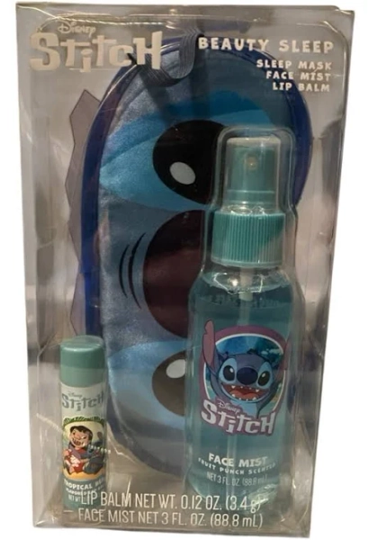 Disney Stitch Beauty Sleep Mask Fruit Punch Face Mist Tropical Berry