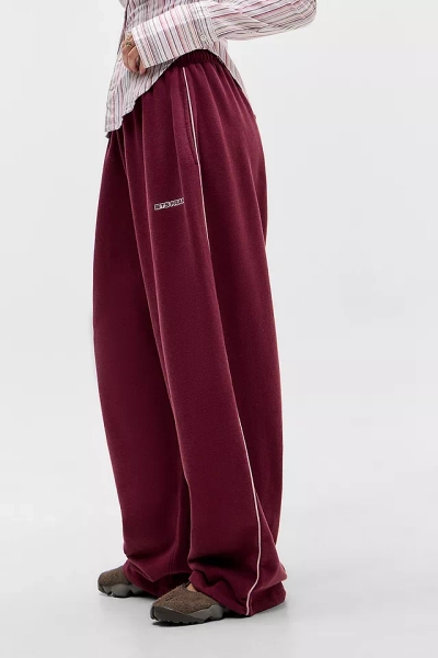 iets frans... Burgunderrote Harri Baggy Jogginghose