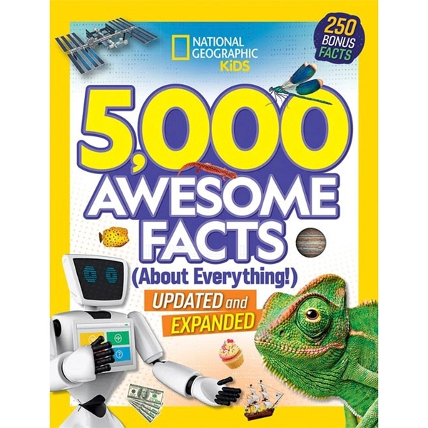 National Geographic Kids 5,000 Awesome Facts About Everything! Hardback Book