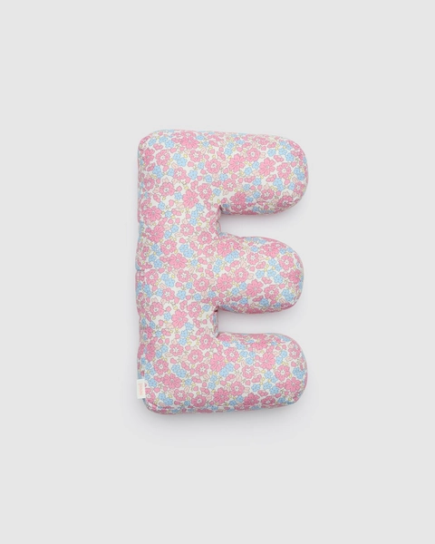Ditsy Floral Initial Cushion