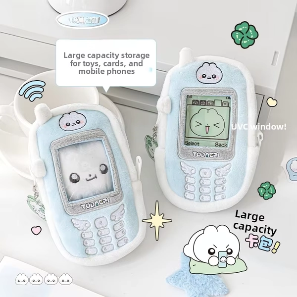 RosyPosy Large Capacity Mobile Phone Card Holder Rabbit Agent Joint Name Big Brother Card Pack Cartoon Storage Bag