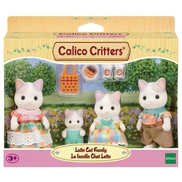 Calico Critters Latte Cat Family