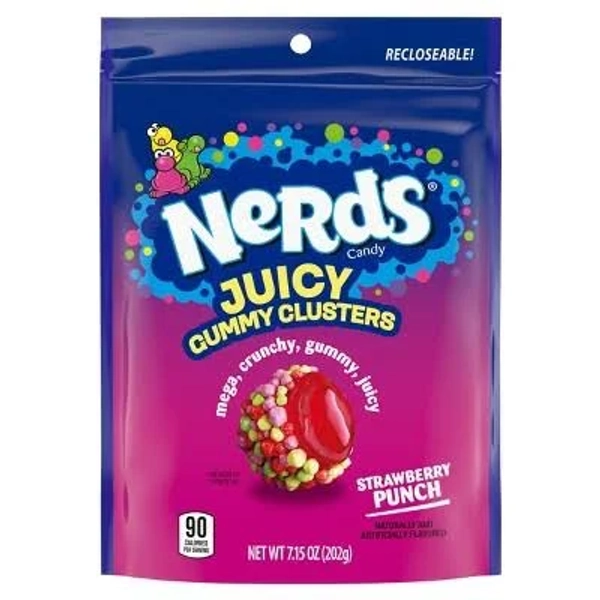 Nerds Juicy Strawberry Punch Gummy Clusters