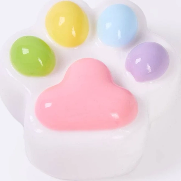 TABASQUISHY Colorful Paw Taba Squishy Squeeze Toys