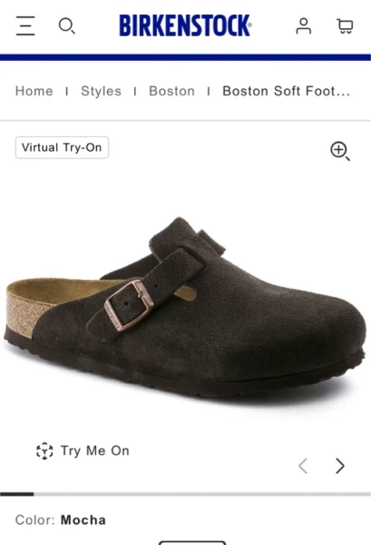 Boston Soft Footbed Suede Leather