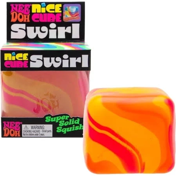 Schylling NeeDoh Nice Cube Swirl Sensory Toy