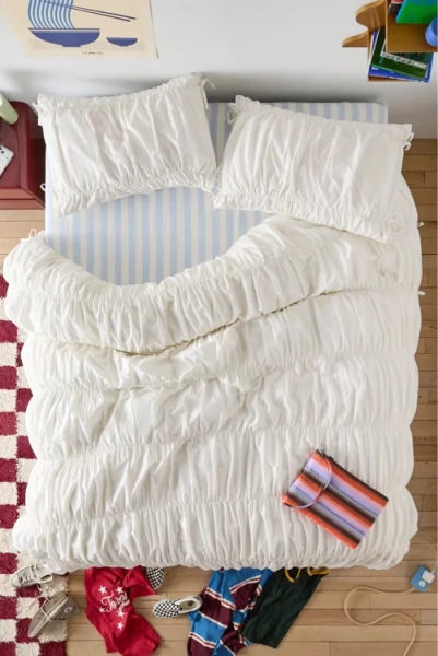 Melody Ruched Core Duvet Cover