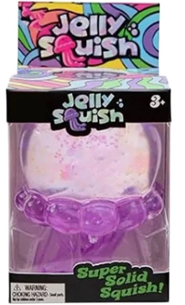 NeeDoh JellySquish Squishy Fidget Toy Purple