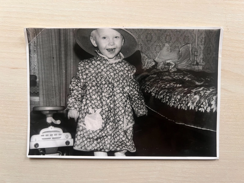 1970s Children Style Toys Girl Vintage photo Old photo
