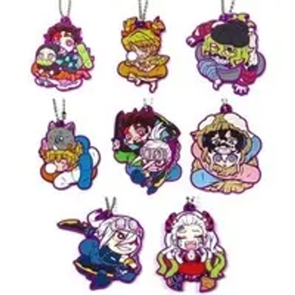 (USED) (Full Set) Demon Slayer - Rubber Mascot