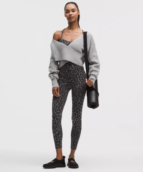 lululemon Align No Line™ High-Rise Pant 25" - True Leopard Black Multi - 2