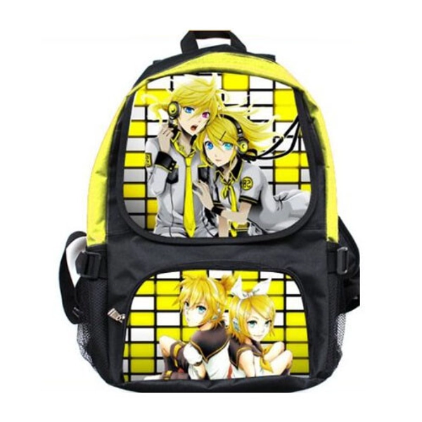 Vocaloid Miku Hatsune School Bag Canvas Backpack Rucksack Book Bag Cosplay Gift