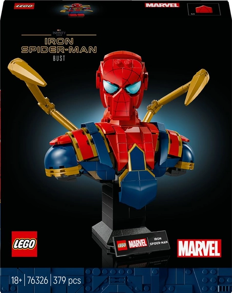 LEGO® Super Heroes 76326 Buste d’Iron Spider-Man