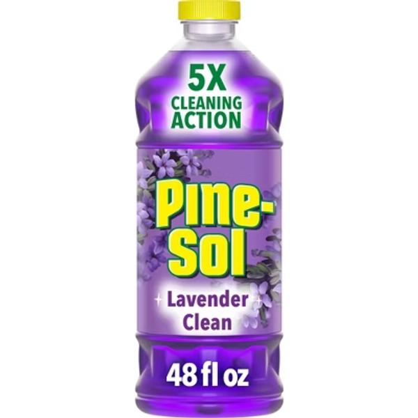 Pine-Sol Lavender Clean All Purpose Cleaner - 48 fl oz: Liquid Multi-Surface Disinfectant, Plastic Jug