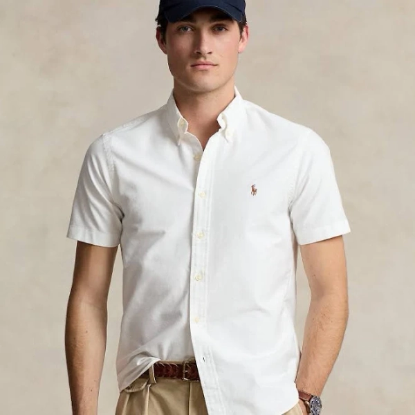 Polo Ralph Lauren Men's Classic-Fit Short-Sleeve Oxford Shirt