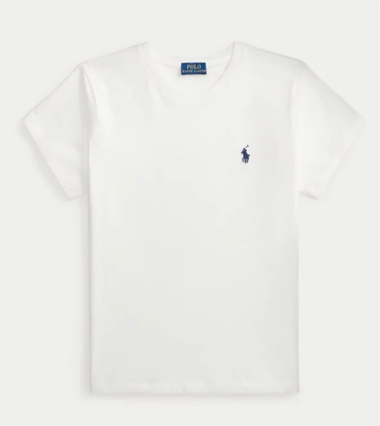 Classic Fit Cotton Jersey Crewneck Tee for Women | Ralph Lauren® ES