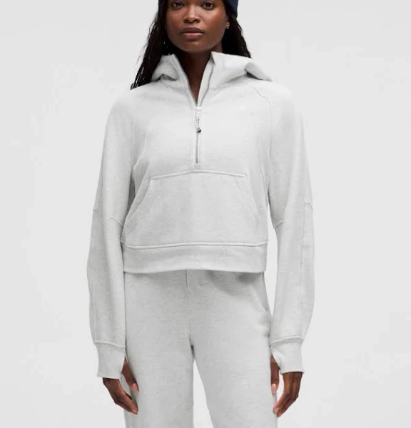 lululemon Women's Scuba Oversized Half-Zip Hoodie - Size XS/S | Grey