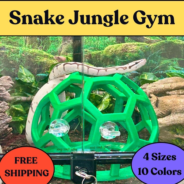 Snake Jungle Gym: Reptile Habitat Enrichment Accessory