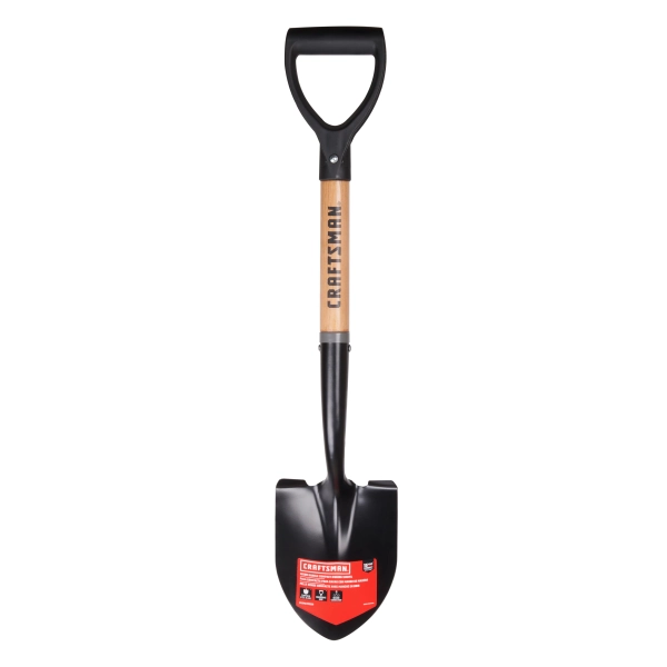 CRAFTSMAN 13.5-in Wood D-Handle Digging shovel