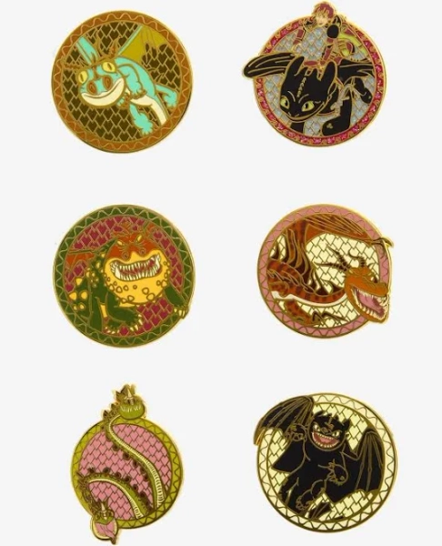 Loungefly How to Train Your Dragon Mystery Box Pins (12-Pack)