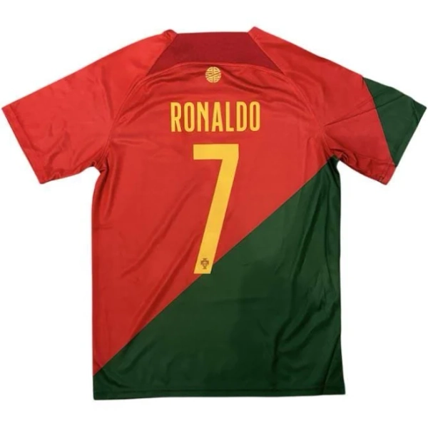 Cristiano Ronaldo Portugal National Emblem Soccer Jersey