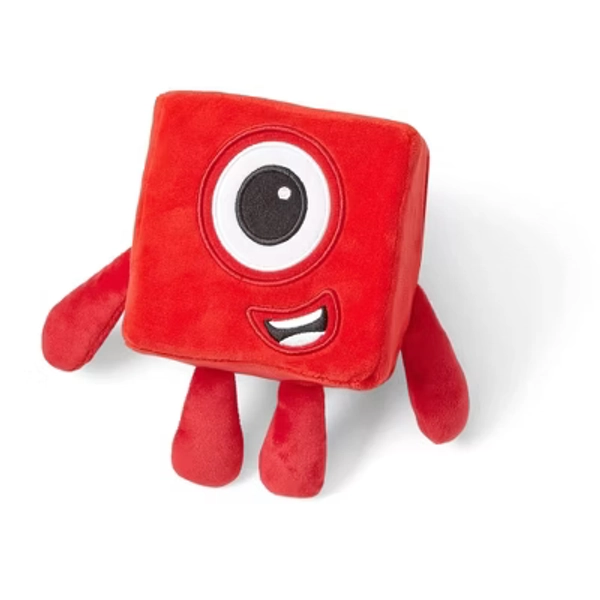 Hand2Mind Numberblock One Fun Friend Plush: Educational Math Toy for Preschoolers