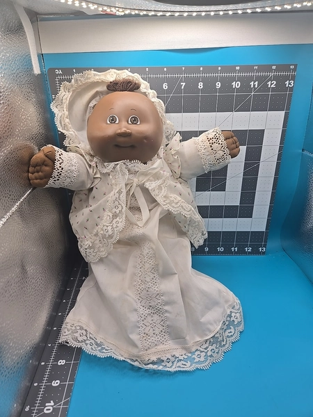 Vintage Cabbage Patch Kids Baby Doll Black African American 1985 1980s