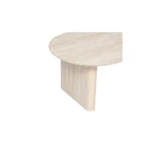 Table basse ANAYA Effet travertin