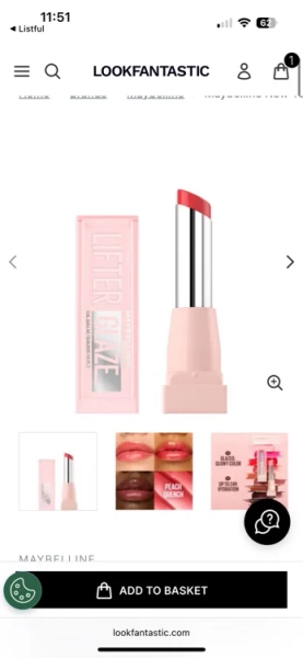 Maybelline New York Lifter Glaze Lip Oil Balm (Various Shades)