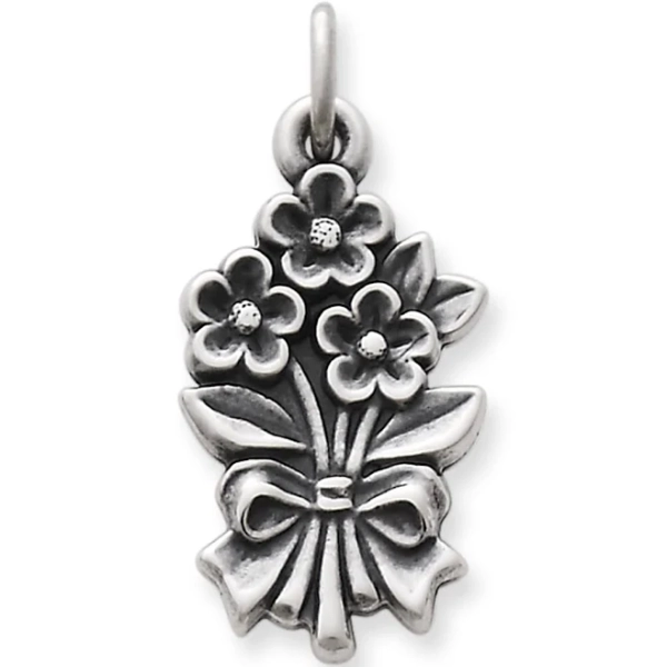 James Avery Sterling Silver Bouquet of Flowers Charm
