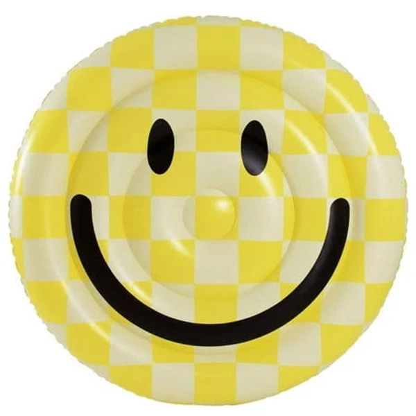 In The Swim Smiley Island Inflatable Raft Pool Float