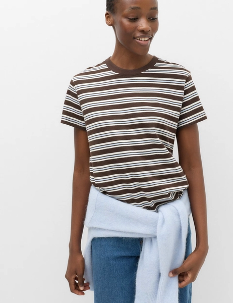 Pure Cotton Striped T-Shirt