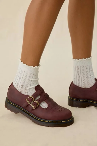 Dr. Martens Women's 8065 Leather Mary Jane Shoes