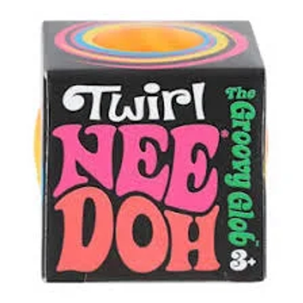 Nee Doh Twirl The Groovy Glob Squish Toy