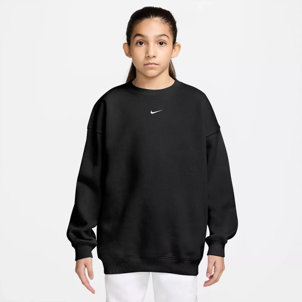 Girls 7-16 Nike Sportswear Studio Oversized Fleece Crewneck Sweatshirt