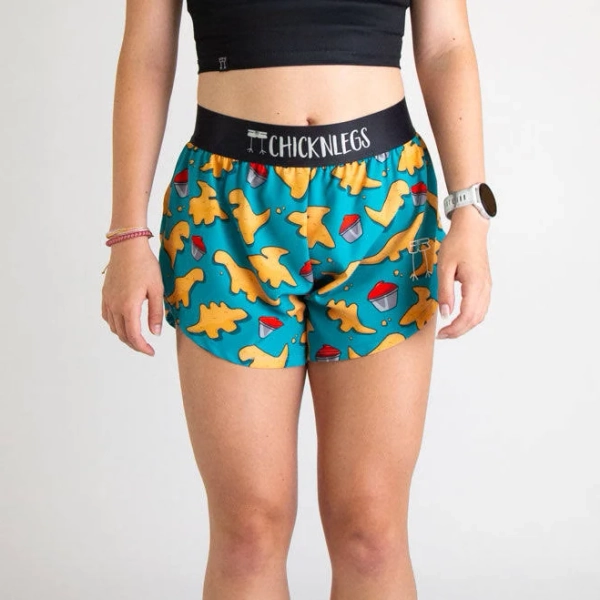 ChicknLegs Women's 4" Split Shorts