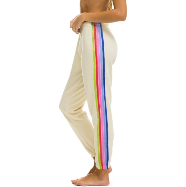 Aviator Nation Women's 5 Stripe Sweatpants
